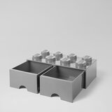 Lego Siva škatla za shranjevanje z dvema predaloma LEGO® | Shoptok.si