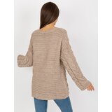 RUE PARIS Sweater-LC-SW-8044.06X-beige | Shoptok.si