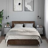  Noćni ormarići 2 kom Sivi Sonoma Konstruirano drvo i metal | shoptok.hr