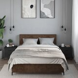  Noćni ormarići 2 kom crni 40 x 41 x 40 cm od konstruiranog drva | Eponuda.com