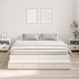vidaXL krevet Bijeli Konstruirano drvo 180 x 200 x 31.5 cm | shoptok.hr