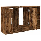 Ormarić za umivaonik boja dimljenog hrasta 90x29x55 cm drveni | shoptok.hr