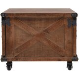  Stolić za kavu od masivne jelovine 91 x 51 x 38 cm smeđi | shoptok.hr