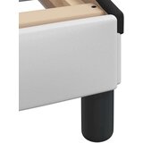  Okvir kreveta s LED svjetlom bijelo-crni 90x200 cm umjetna koža | shoptok.hr