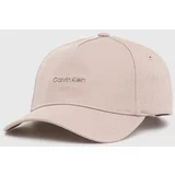 Calvin Klein Pamučna kapa sa šiltom boja: ružičasta, s aplikacijom, K60K612764