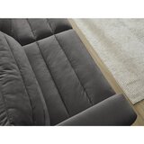 Bobochic Paris Črna žametna sedežna garnitura 276 cm Sierra – | Shoptok.si