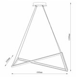  solea 43 luster 40W 3000/4000/6000K crna dim | ePonuda.com