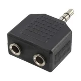 Audio adapter 3.5mm to 2x3.5mm M/F CA1002