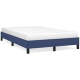 vidaXL Posteljni okvir moder 120x190 cm tkanina | Shoptok.si