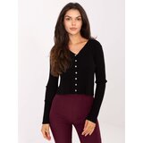 Passione moda Sweater-PM-SW-R1639.27-black Cene