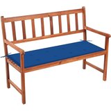  Klupa s jastukom 120 cm od masivnog bagremovog drva | shoptok.hr