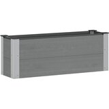  Povišena vrtna gredica Siva 100 x 30 x 36 cm | shoptok.hr