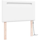  LED glava kreveta Bijelo 90 cm Lažna koža | shoptok.hr