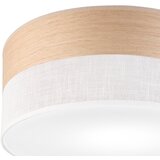 stropno svetlo sirja wood 1xE27/15W/230V prečnik 35 cm bela/hrast | Eponuda.com