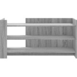  Stolić za kavu siva boja hrasta 100x50x50 cm od drva | Eponuda.com