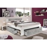 MID.YOU posteljna garnitura bela, beton | Shoptok.si