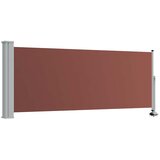  Uvlačiva bočna tenda za terasu 100 x 300 cm smeđa | shoptok.hr