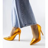 Gemre Orange Metallic Delis Stilettos | shoptok.hr