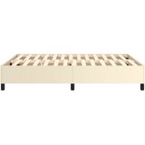  Okvir za krevet s oprugom krem 140x200 cm od umjetne kože | Eponuda.ba
