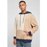 Urban Classics Oversized Color Block Hoody softgrass/unionbeige Cene