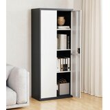 MID.YOU ARHIVSKA OMARA antracit, bela | Shoptok.si