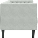 vidaXL Dijamantni Svjetlosiva 194 x 74.5 x 70.5 cm Baršun | shoptok.hr