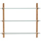 Kave Home Stakleni modularni sustav polica u prirodnoj boji 110x98x30,5 cm Sitra – | shoptok.hr