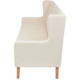  2-dijelni set sofa od tkanine krem bijeli | shoptok.hr