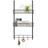 Viseča polica Rack Black Door Hanging Shelf