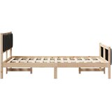  Konstrukcija postelje z vzglavjem Črna 120 x 190 cm blago, (5000084172) | Shoptok.si