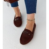 Gemre Brown Fabric Loafers Fombio | shoptok.hr