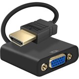 AVIZAR HDMI moški na VGA ženski adapter, visoka locljivost, 20 cm - crn, (21262194) | Shoptok.si