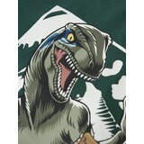 name it Majica 'NMMOLLO JURASSIC' kamela / jelka / češnjevo rdeča / bela | Shoptok.si