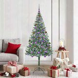  Umjetno božićno drvce s stalakom Zelena 180 cm PVC i čelik | shoptok.hr