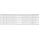  Gabion s žicom debljine 3,5 mm i mrežom 5x10 cm 600x50x150 cm | shoptok.hr