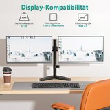 WALI namizno stojalo za 2 monitorja do 27" z nastavljivo višino, nagibom in vrtenjem odprta embalaža | Shoptok.si