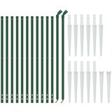  Ograda od žičane mreže sa šiljastim držačima zelena 1 x 25 m | shoptok.hr