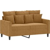  3-dijelni set sofa s jastucima smeđi baršunasti | shoptok.hr