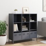  Visoka komoda antracit 101,5x39x103,5 cm od čelika | Eponuda.com