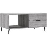 Maison Chic Klubska mizica - kavna mizica - Nizka mizica siva sonoma 90x50x40 cm inženirski les, (21752567) Cene