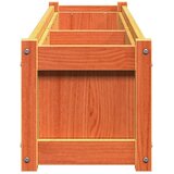  Vrtna sadilica voštano smeđe boje 150 x 31 x 31 cm od borovine | shoptok.hr