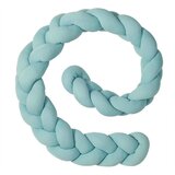 NORDIC COAST COMPANY ogradica za krevetac tirkiz 200x15cm
