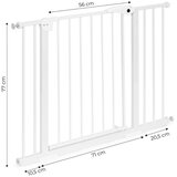 ECO TOYS zaštitna ograda 74-105 cm, White | shoptok.hr