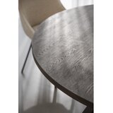 Rowico Temno rjava okrogla raztegljiva jedilna miza v hrastovem dekorju ø 135 cm Maddock – | Shoptok.si