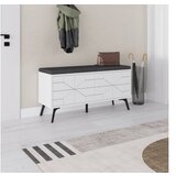 Hanah home cipelarnik dune bench white | ePonuda.com