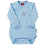 Clar Bodi na preklop iz organskega bombaža - moder - vel. 44 | Shoptok.si