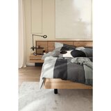 SCHÖNER WOHNEN posteljnina sw-art 140/200 cm saten svetlo siva, bela, črna, siva | Shoptok.si