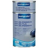 SWINGCOLOR Boja za pod i učvršćivač za pod (1 kg, Kameno siva, Svilenkasti sjaj) | shoptok.hr