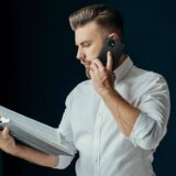 Onasi wallet denarnica usnjena preklopna torbica samsung galaxy z fold 4 - črna | Shoptok.si