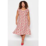 Trendyol Curve Plus Size Dress - Multi-color - A-line Cijene